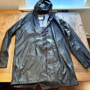 Goodfellow & Co M Medium long rain jacket black